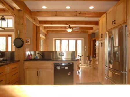 Vacation Rental Property - Bungalow - Orleans Mass., 9 Pond Road - Lake House kitchen looking into dining area